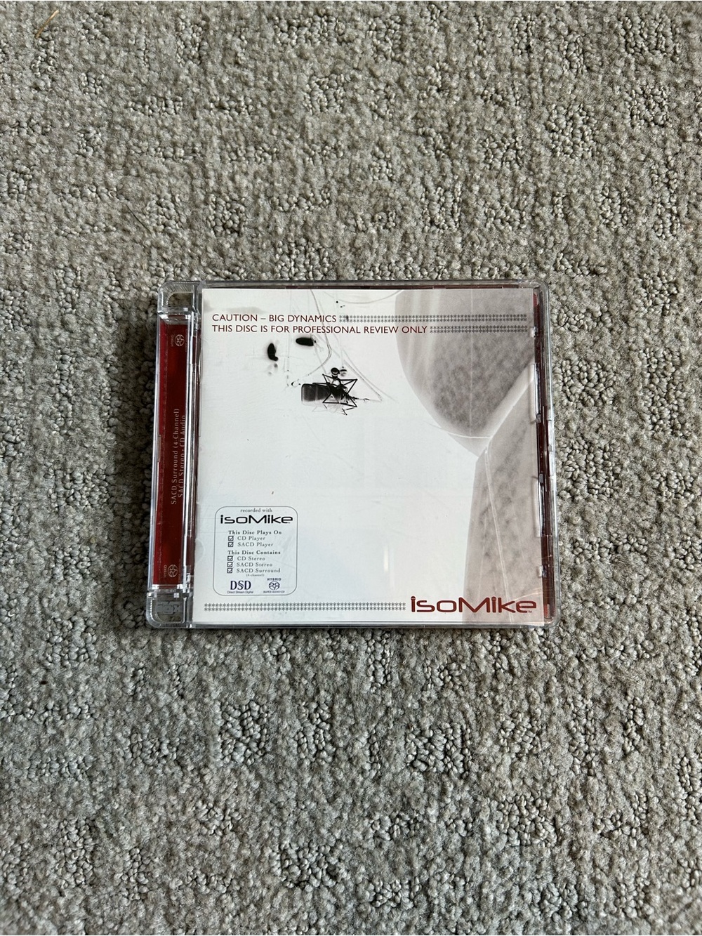 IsoMike-Tests 2005A-Hybrid Super Audio CD-Technical Test Disc For Audiophiles